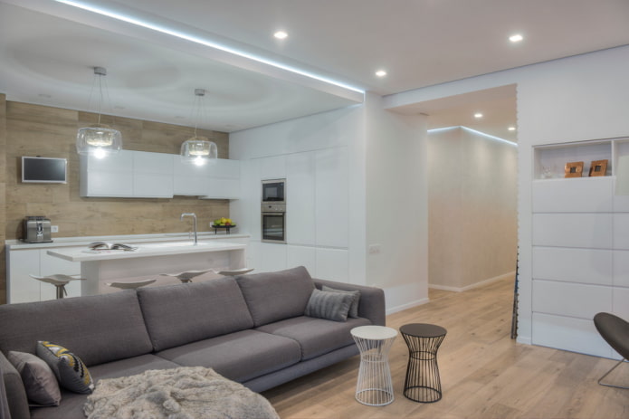 room zoning with light