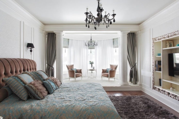 original zoning in the interior of the room