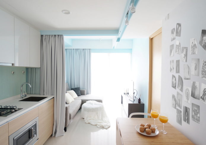 Zoning with a curtain