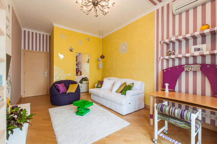 bright one-room 