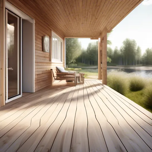 Beveled plank: the perfect choice for your summer cottage