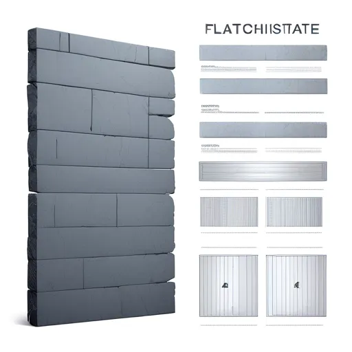 Flat slate: features and applications in construction