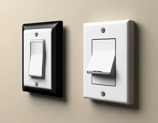 Comparison of conventional and integrated electrical switches