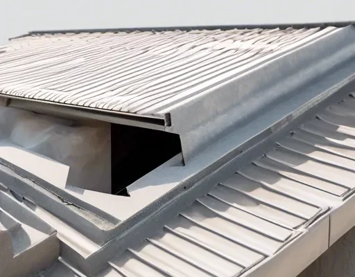 Correct formation of the ventilation unit in the roof structure
